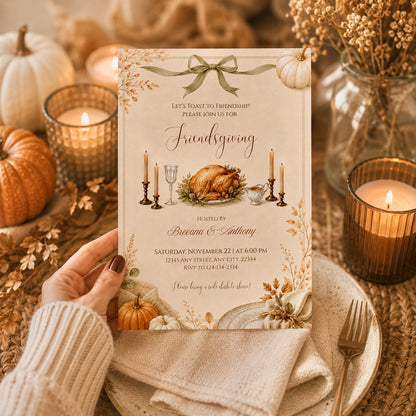 Friendsgiving Invitation Template